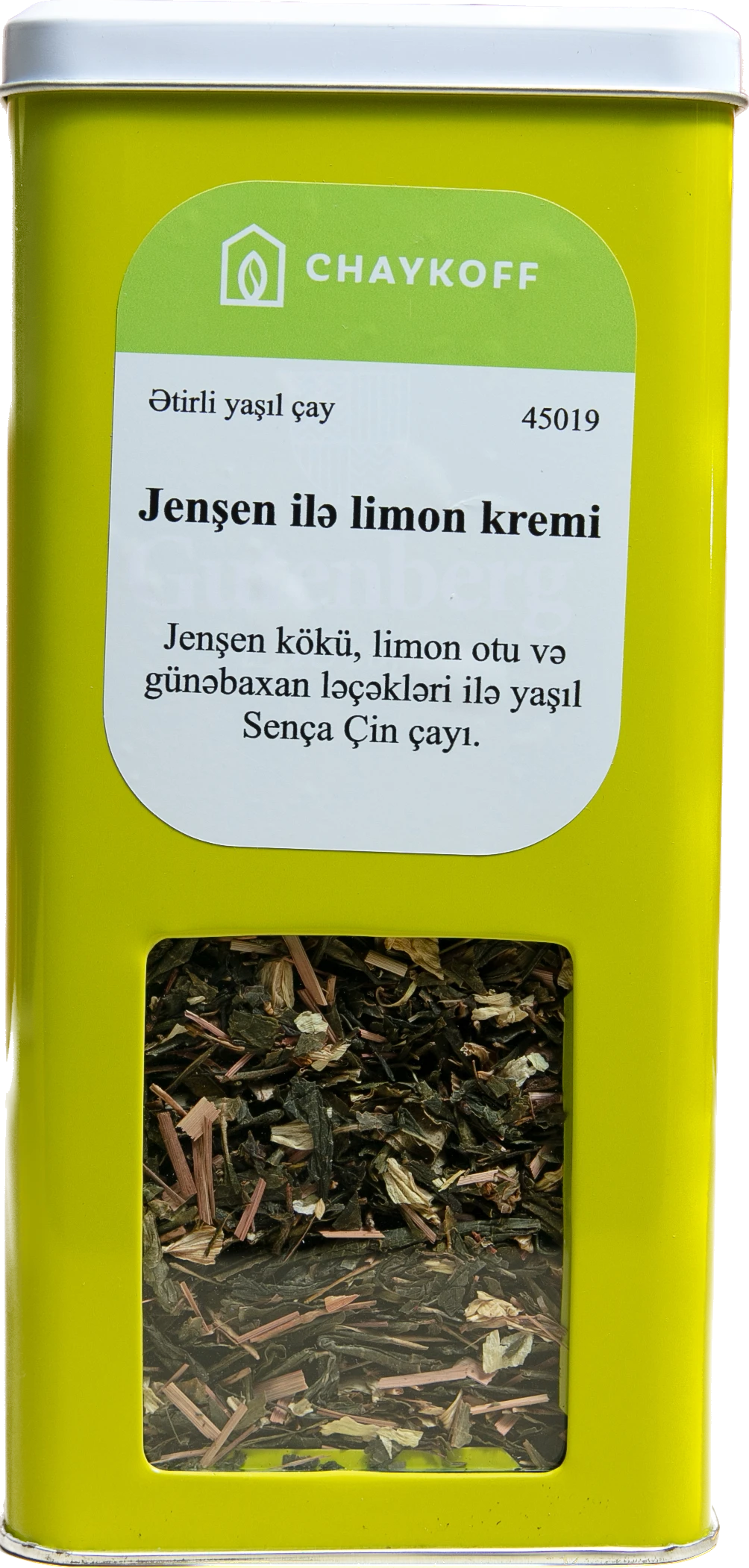 Jenşen İlə Limon Kremi Ətirli Yaşil Çay (250 qr)